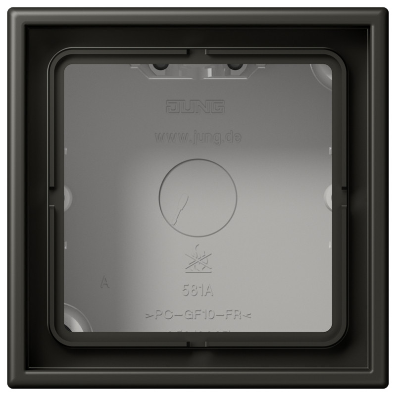 Jung LS range / LS CUBE Opbouwkap Gesloten 1-VDG.LC4320R