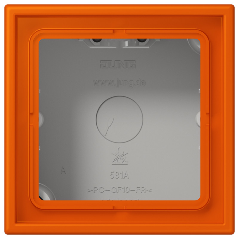 Jung LS range / LS CUBE Opbouwkap Gesloten 1-VDG.LC4320S