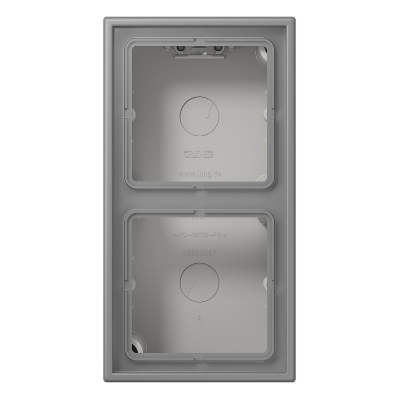 Jung LS range / LS CUBE Opbouwkap Gesloten 2-VDG.LC32011