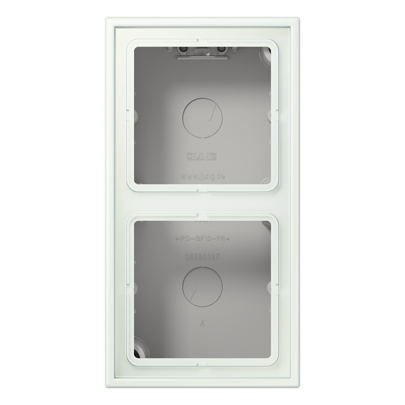 Jung LS range / LS CUBE Opbouwkap Gesloten 2-VDG.LC32024