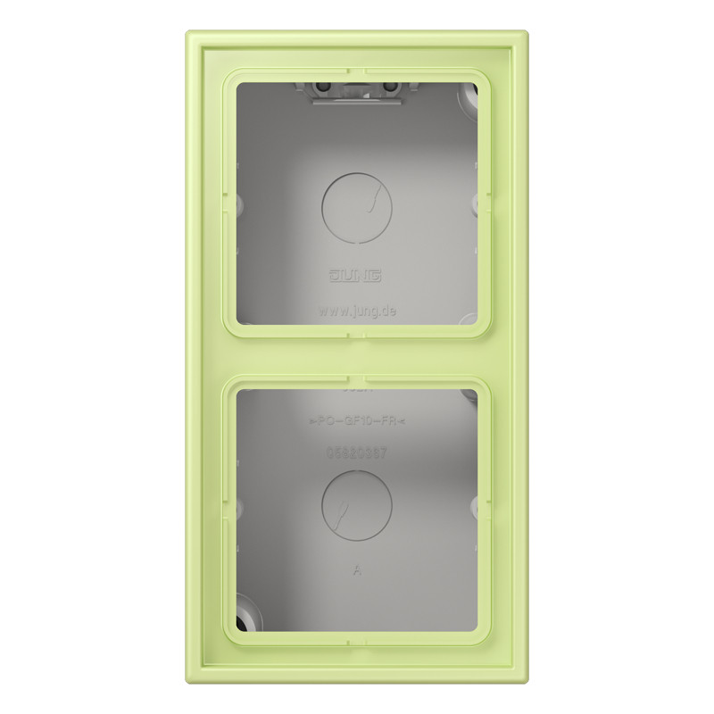 Jung LS range / LS CUBE Opbouwkap Gesloten 2-VDG.LC32053