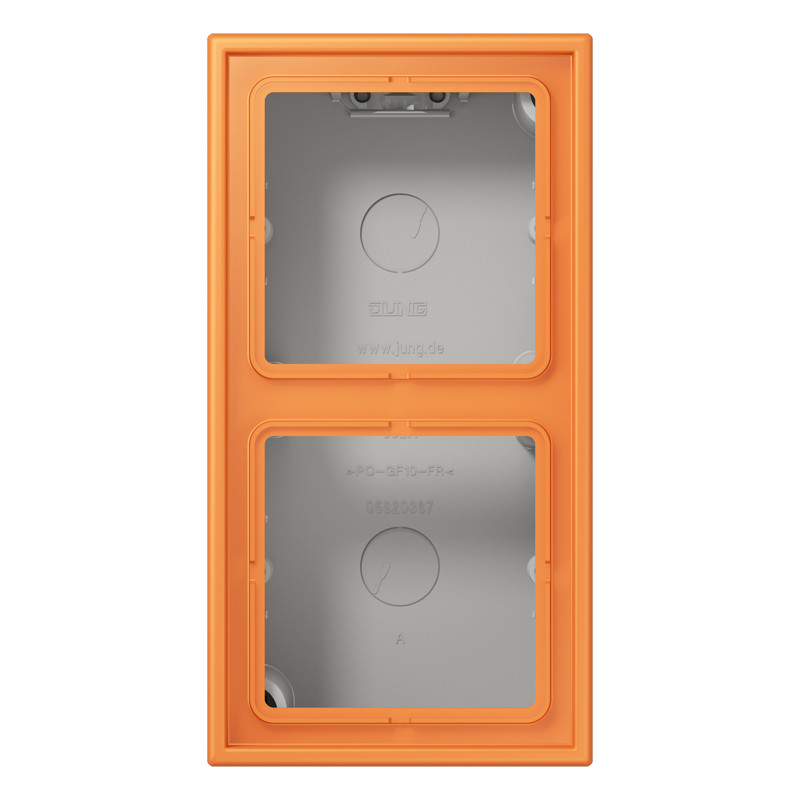 Jung LS range / LS CUBE Opbouwkap Gesloten 2-VDG.LC32081