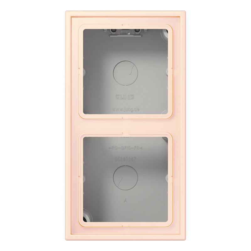 Jung LS range / LS CUBE Opbouwkap Gesloten 2-VDG.LC32082