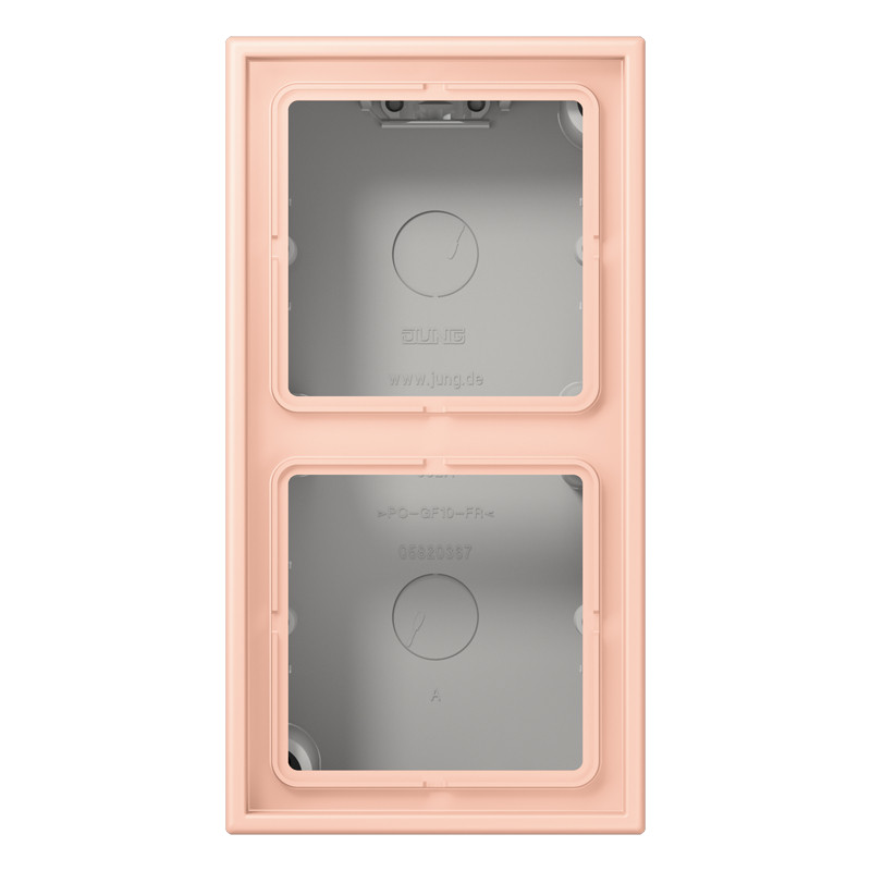 Jung LS range / LS CUBE Opbouwkap Gesloten 2-VDG.LC32112