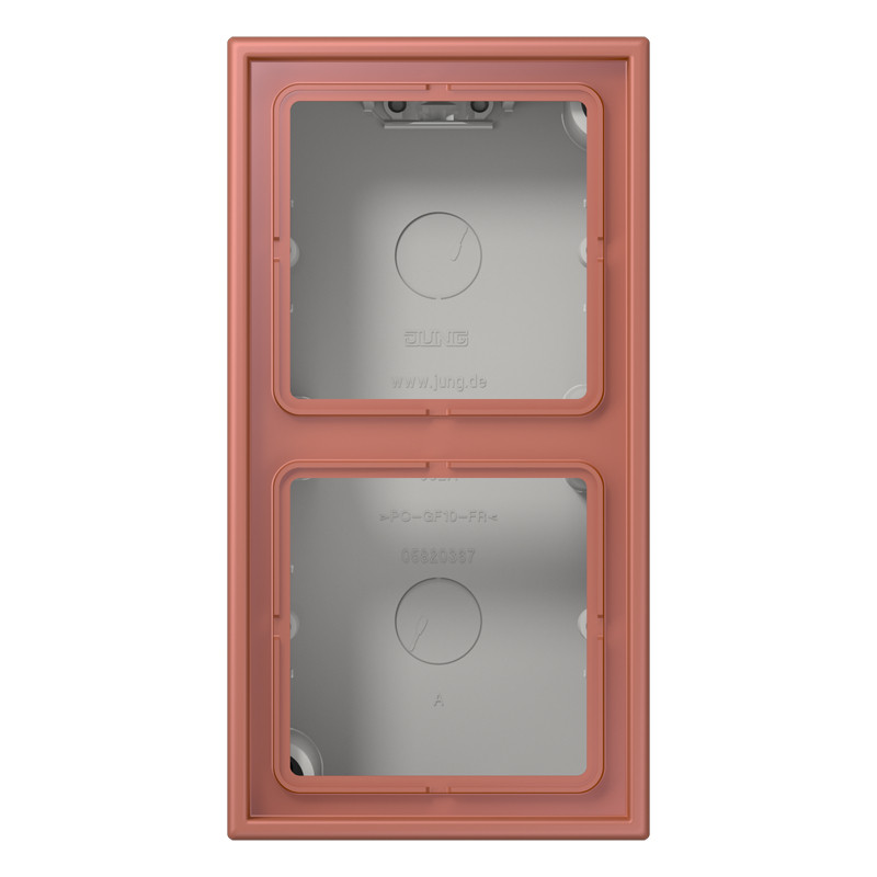 Jung LS range / LS CUBE Opbouwkap Gesloten 2-VDG.LC32121