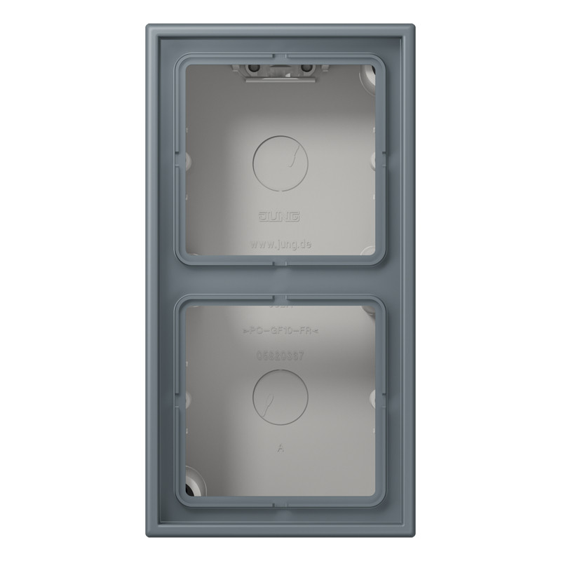 Jung LS range / LS CUBE Opbouwkap Gesloten 2-VDG.LC4320H