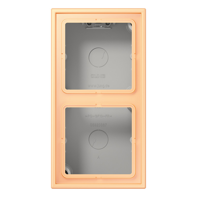 Jung LS range / LS CUBE Opbouwkap Gesloten 2-VDG.LC4320P