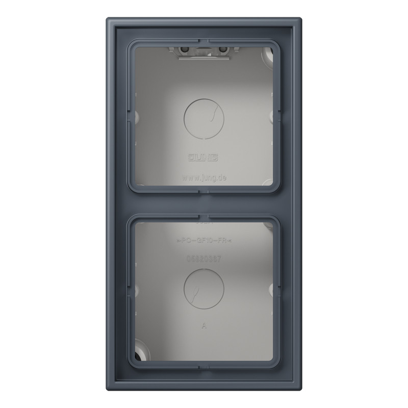 Jung LS range / LS CUBE Opbouwkap Gesloten 2-VDG.lc4320u