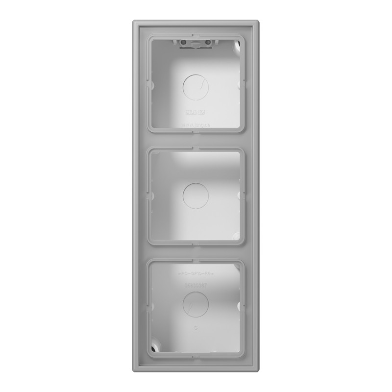 Jung LS range / LS CUBE Opbouwkap LS990 3-voudig LC32012