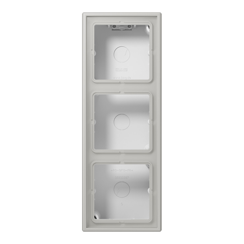 Jung LS range / LS CUBE Opbouwkap LS990 3-voudig LC32013