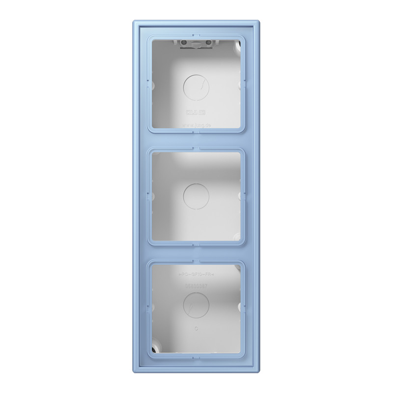 Jung LS range / LS CUBE Opbouwkap LS990 3-voudig LC32021