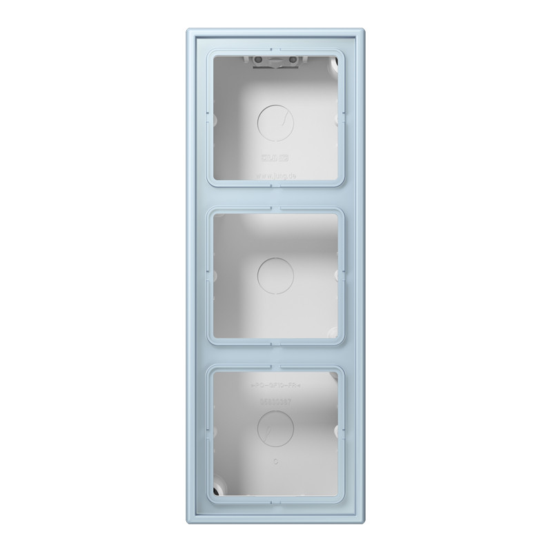 Jung LS range / LS CUBE Opbouwkap LS990 3-voudig LC32022