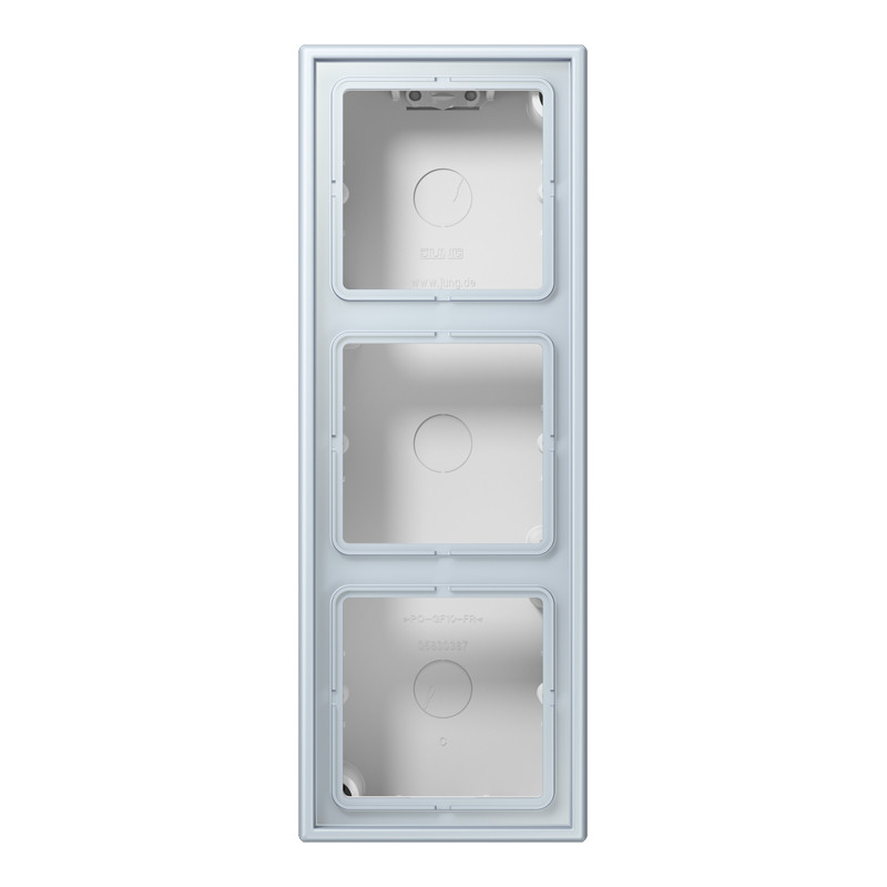 Jung LS range / LS CUBE Opbouwkap LS990 3-voudig LC32023