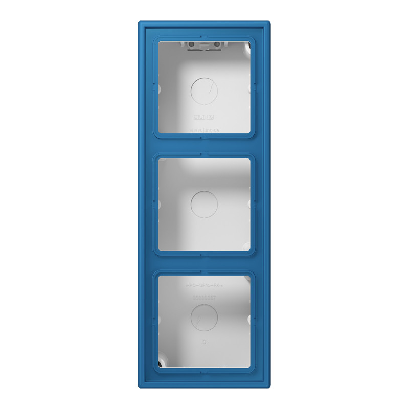 Jung LS range / LS CUBE Opbouwkap LS990 3-voudig LC32030