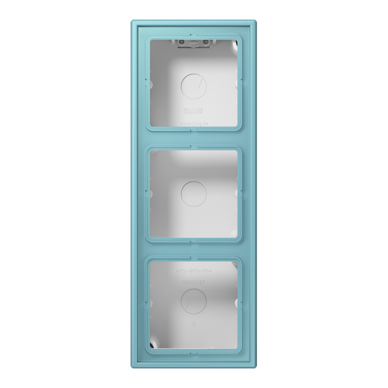 Jung LS range / LS CUBE Opbouwkap LS990 3-voudig LC32032