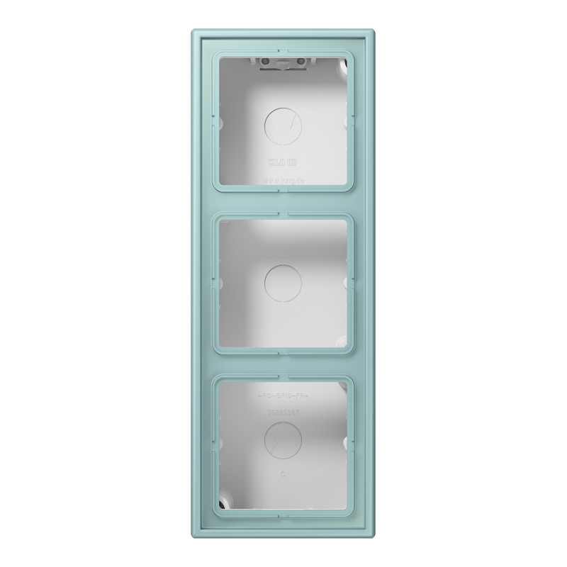 Jung LS range / LS CUBE Opbouwkap LS990 3-voudig LC32033