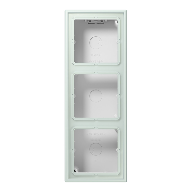 Jung LS range / LS CUBE Opbouwkap LS990 3-voudig LC32034