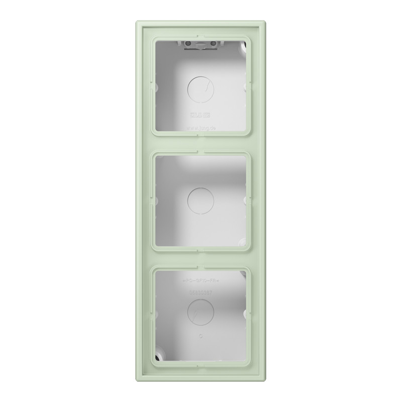 Jung LS range / LS CUBE Opbouwkap LS990 3-voudig LC32042