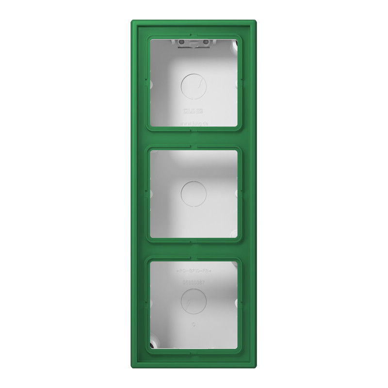 Jung LS range / LS CUBE Opbouwkap LS990 3-voudig LC32050