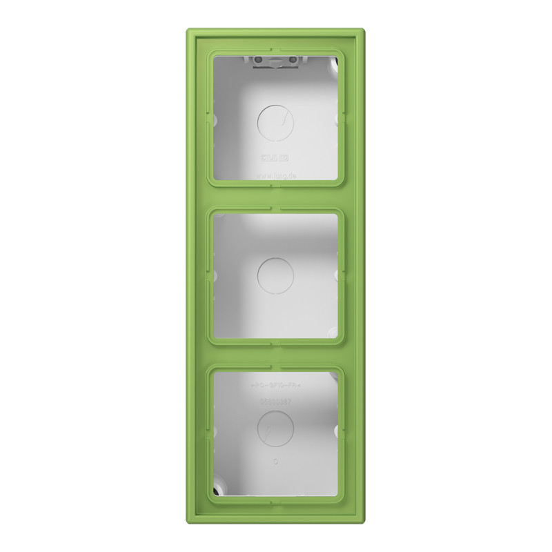 Jung LS range / LS CUBE Opbouwkap LS990 3-voudig LC32051