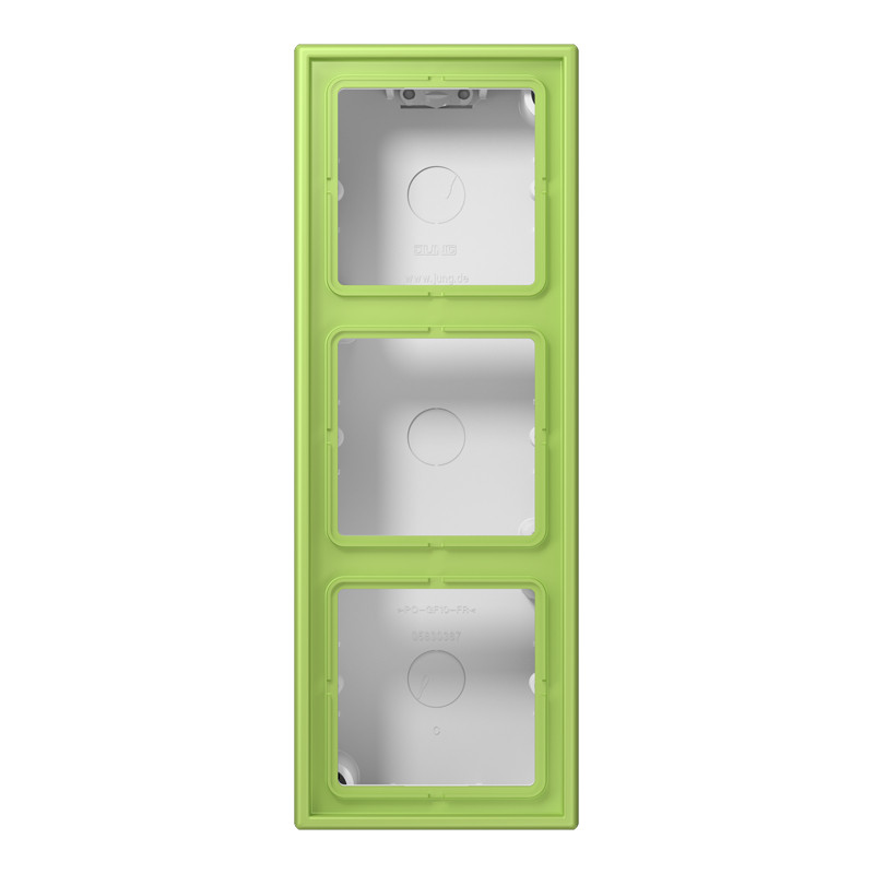 Jung LS range / LS CUBE Opbouwkap LS990 3-voudig LC32052