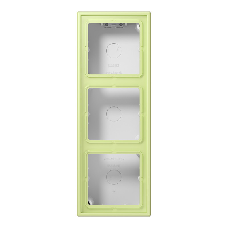 Jung LS range / LS CUBE Opbouwkap LS990 3-voudig LC32053