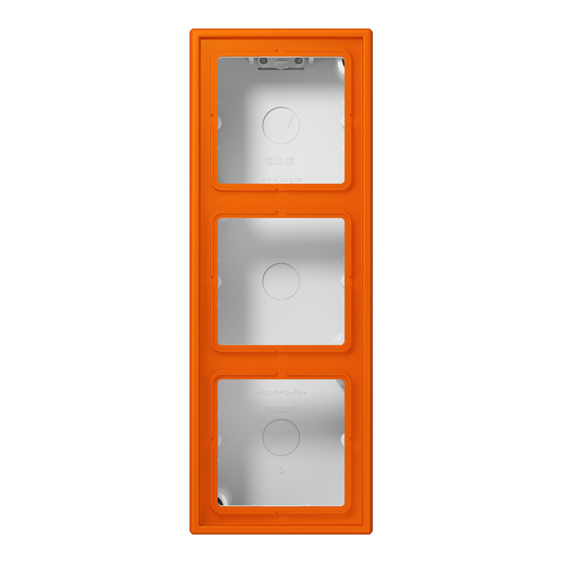 Jung LS range / LS CUBE Opbouwkap LS990 3-voudig LC32080