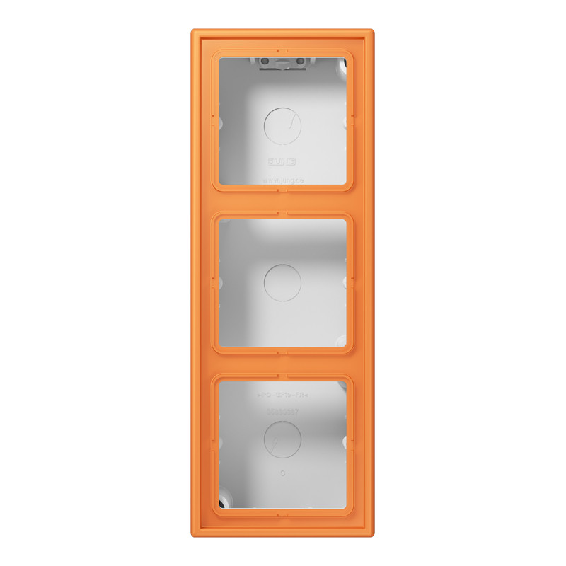 Jung LS range / LS CUBE Opbouwkap LS990 3-voudig LC32081