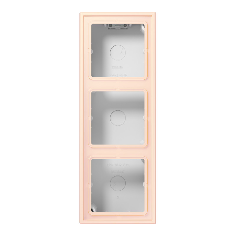 Jung LS range / LS CUBE Opbouwkap LS990 3-voudig LC32082