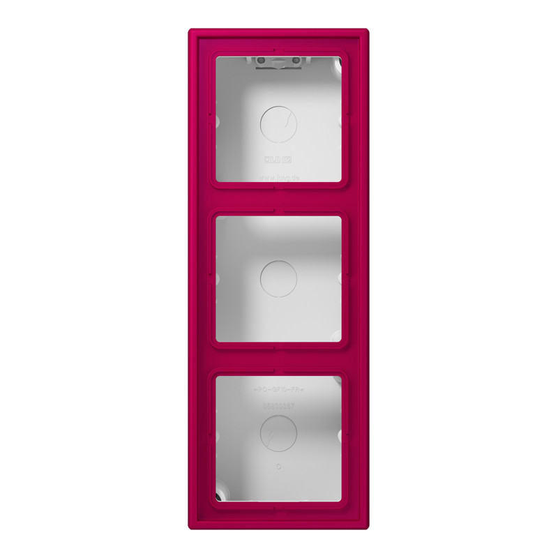 Jung LS range / LS CUBE Opbouwkap LS990 3-voudig LC32101