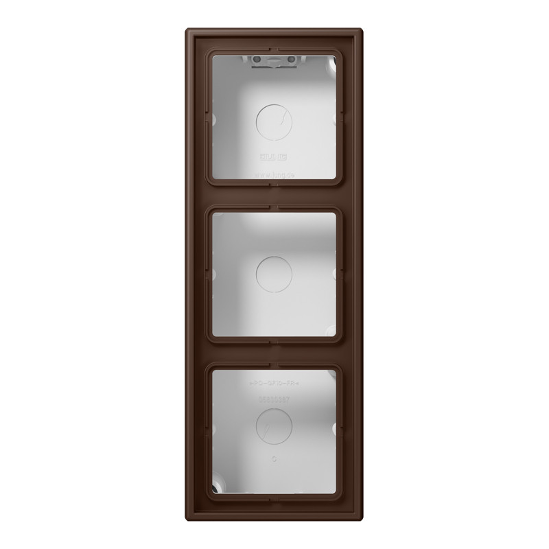 Jung LS range / LS CUBE Opbouwkap LS990 3-voudig LC32130