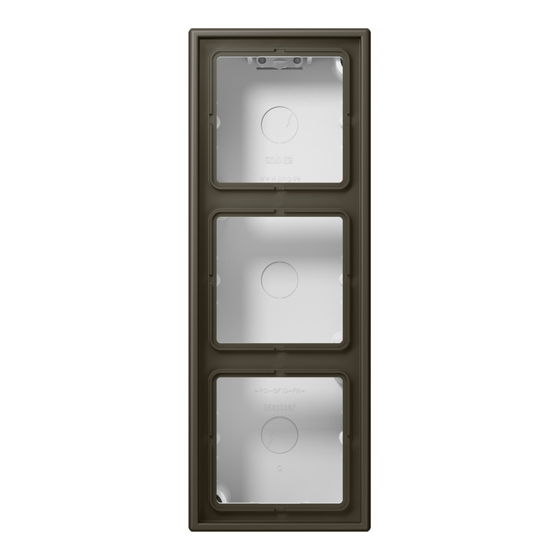 Jung LS range / LS CUBE Opbouwkap LS990 3-voudig LC32140