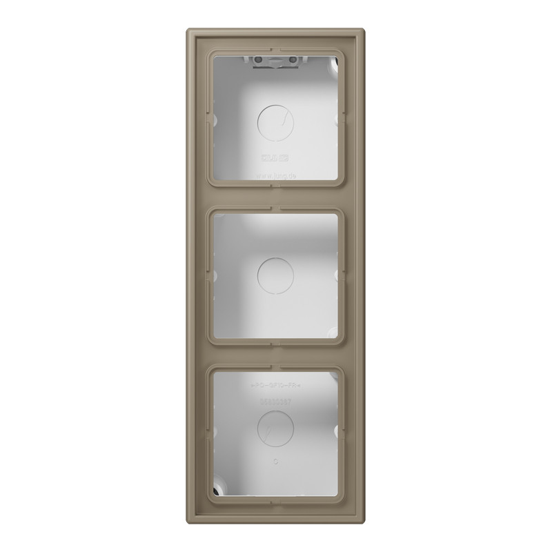 Jung LS range / LS CUBE Opbouwkap LS990 3-voudig LC32141