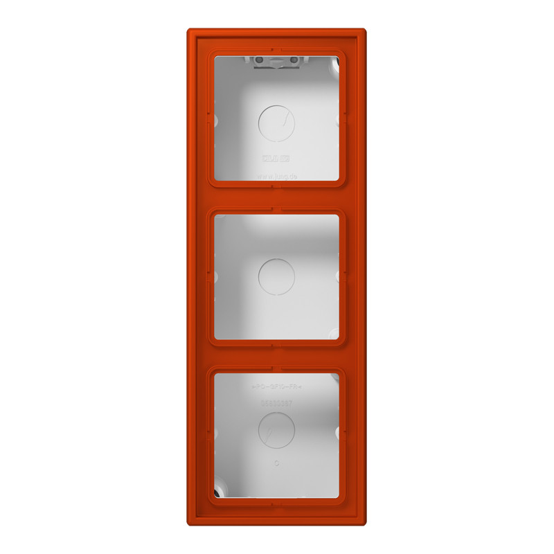 Jung LS range / LS CUBE Opbouwkap LS990 3-voudig lc4320a