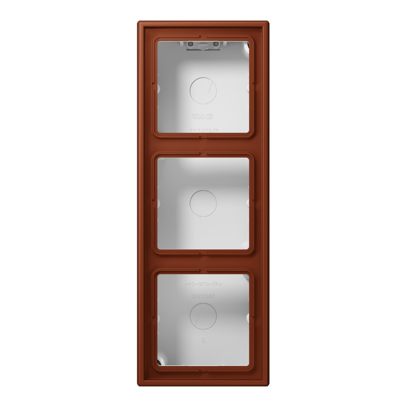 Jung LS range / LS CUBE Opbouwkap LS990 3-voudig LC4320D