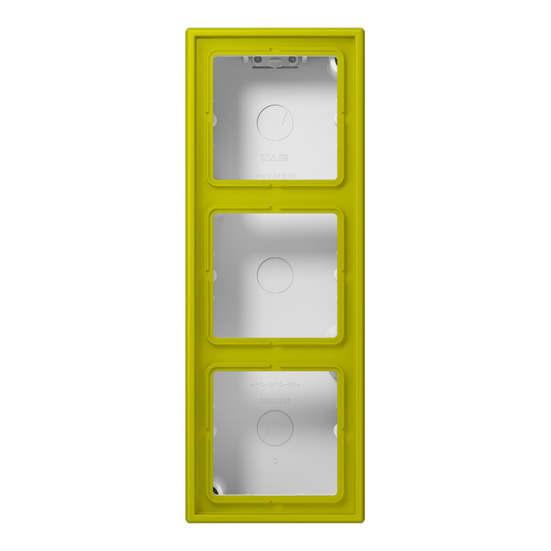 Jung LS range / LS CUBE Opbouwkap LS990 3-voudig LC4320F