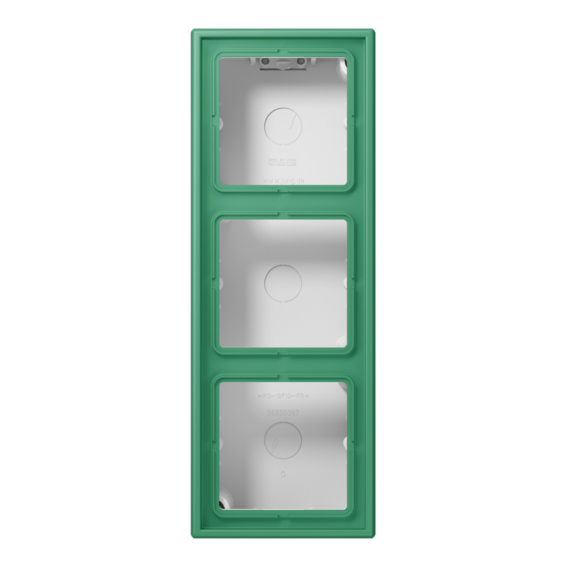 Jung LS range / LS CUBE Opbouwkap LS990 3-voudig LC4320G