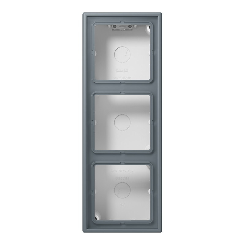 Jung LS range / LS CUBE Opbouwkap LS990 3-voudig LC4320H