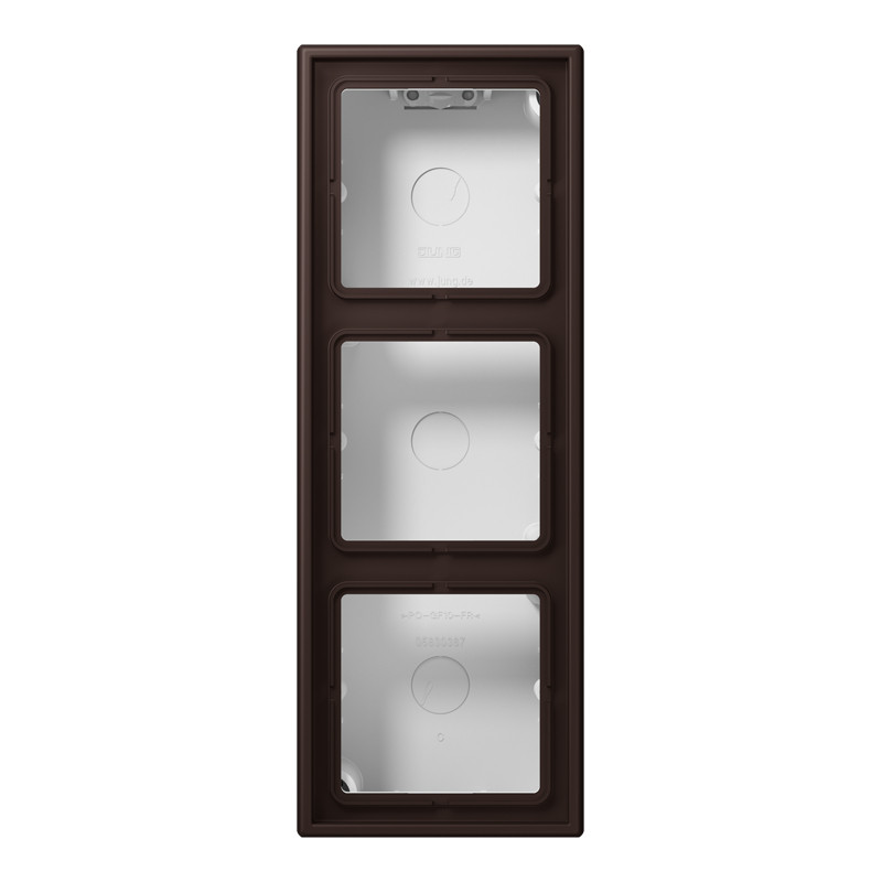 Jung LS range / LS CUBE Opbouwkap LS990 3-voudig LC4320J