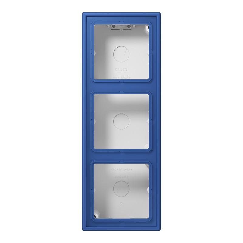 Jung LS range / LS CUBE Opbouwkap LS990 3-voudig LC4320K