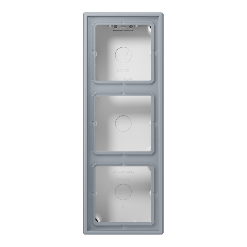 Jung LS range / LS CUBE Opbouwkap LS990 3-voudig lc4320o