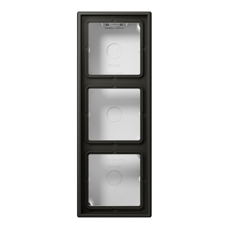 Jung LS range / LS CUBE Opbouwkap LS990 3-voudig LC4320R