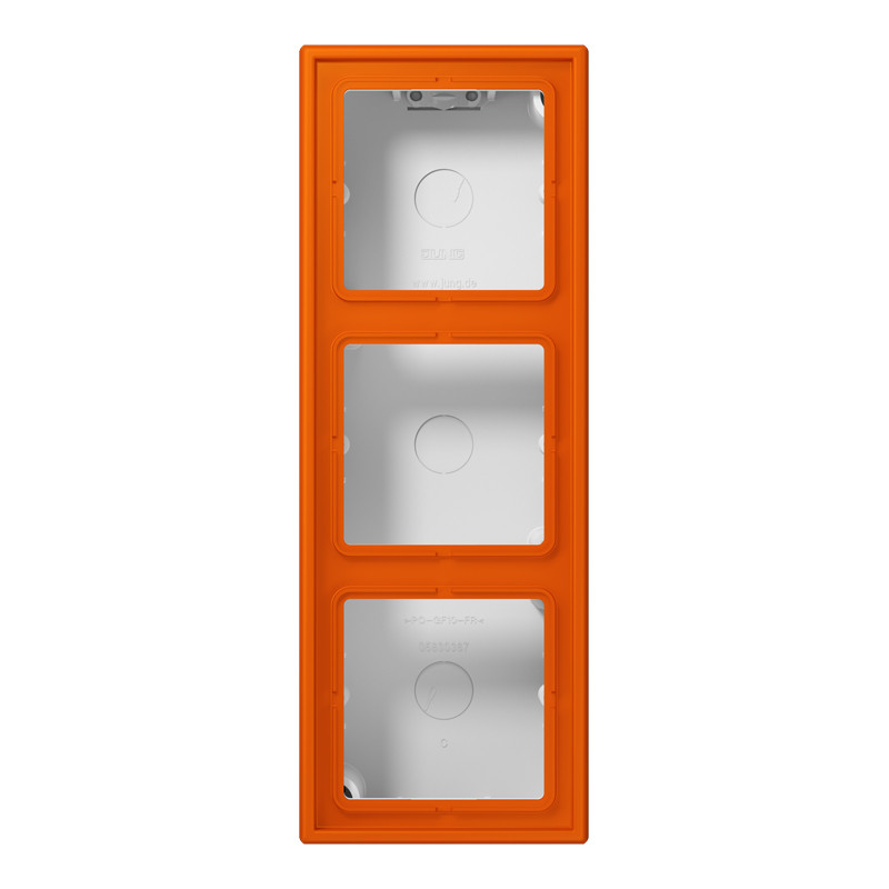 Jung LS range / LS CUBE Opbouwkap LS990 3-voudig LC4320S