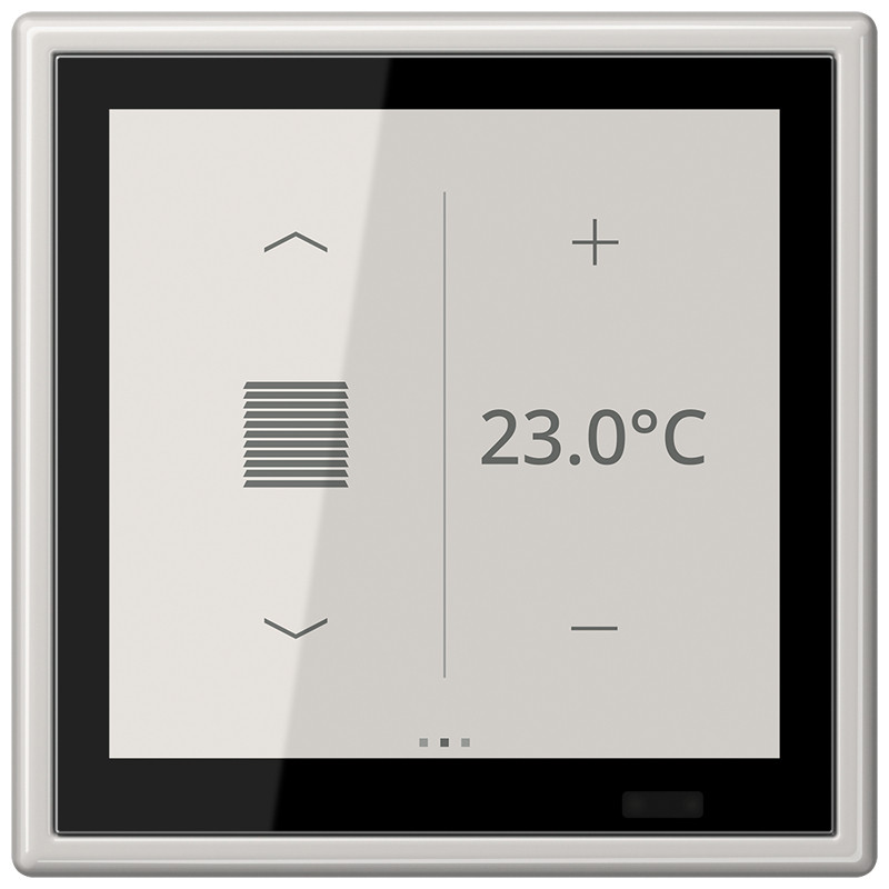 Jung LS range / LS 990 LS Touch ruimtecontroller lichtgrijs
