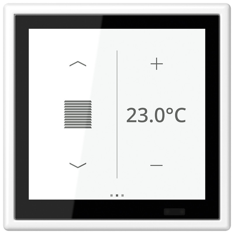 Jung LS range / NaV LS Touch ruimtecontroller sneeuwwit mat