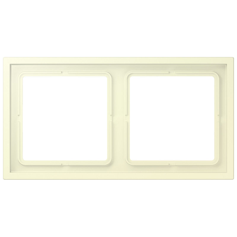 Jung LS range / LS ZERO Afdekraam Zero 2-voudig slagvast LC32001