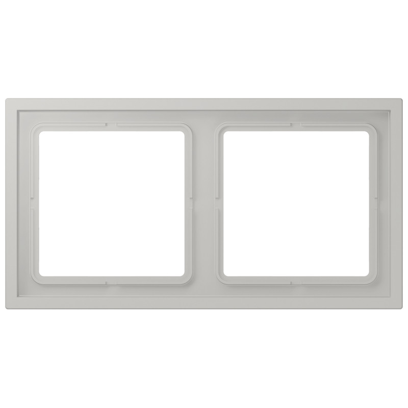 Jung LS range / LS ZERO Afdekraam Zero 2-voudig slagvast LC32013