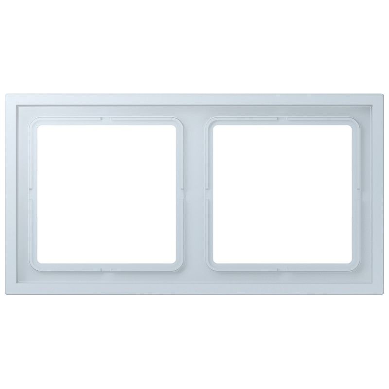 Jung LS range / LS ZERO Afdekraam Zero 2-voudig slagvast LC32023