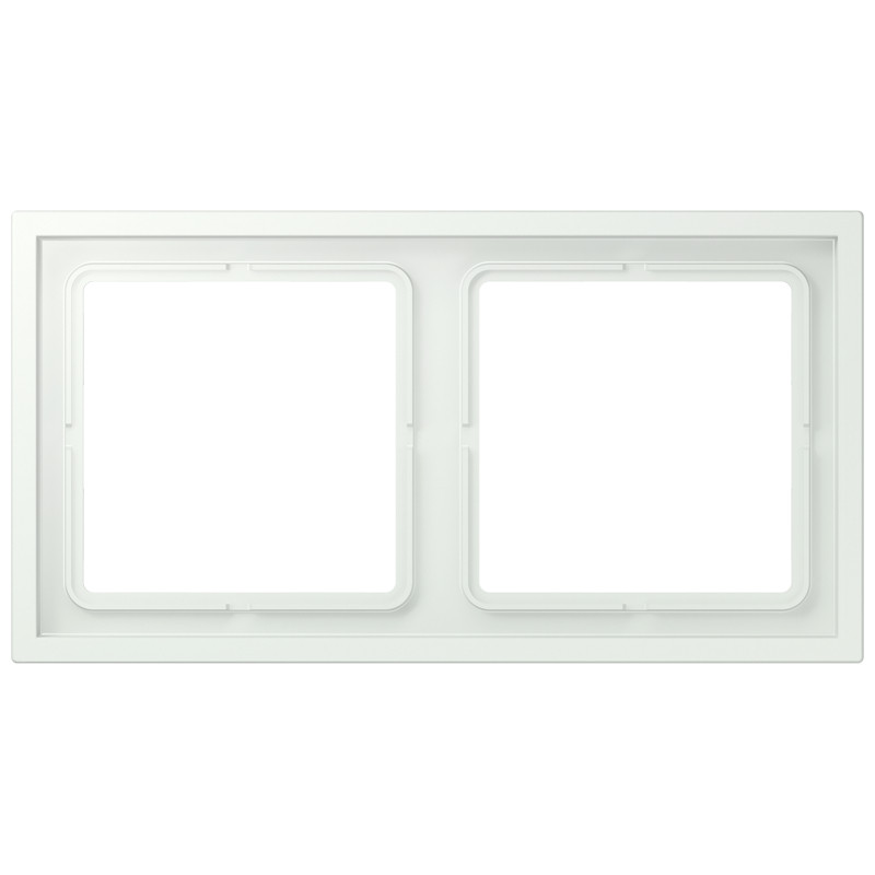 Jung LS range / LS ZERO Afdekraam Zero 2-voudig slagvast LC32024