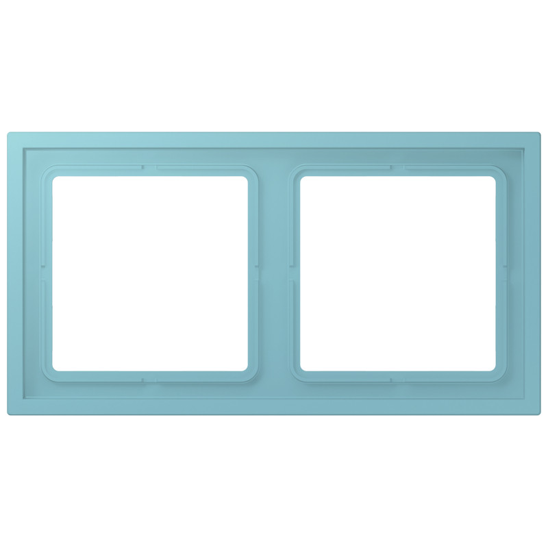 Jung LS range / LS ZERO Afdekraam Zero 2-voudig slagvast LC32032